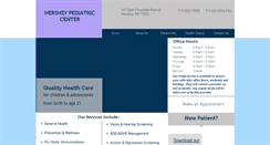 Desktop Screenshot of hersheypediatriccenter.com